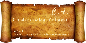 Czechmeiszter Arianna névjegykártya